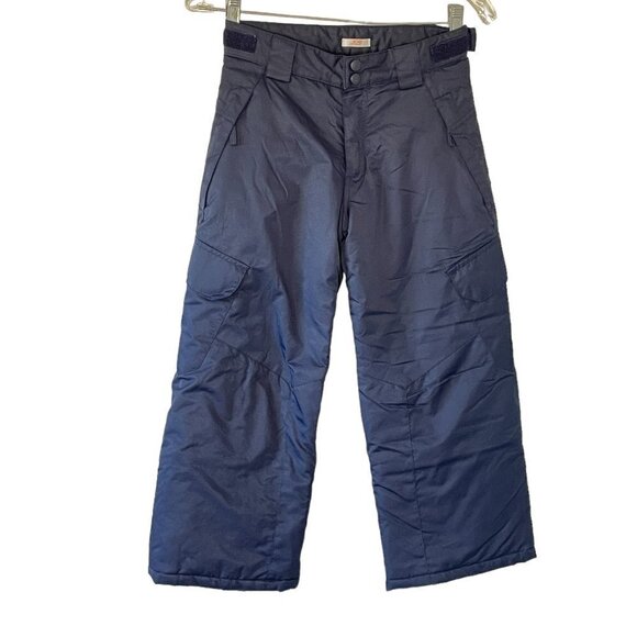 Joe Fresh Kids Snow Pants Insulated Navy Blue Ski Pants with 4 Pockets - Picture 1 of 10